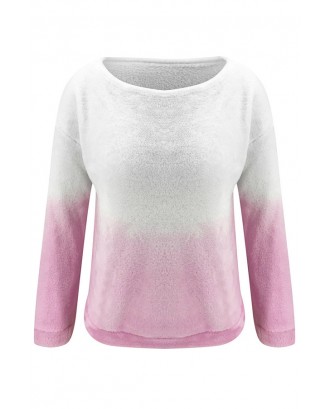 Lovely Leisure Loose Pink Sweater