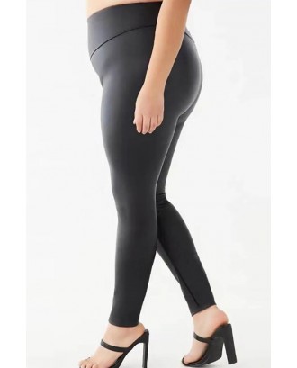Lovely Casual Skinny Black Plus Size Pants