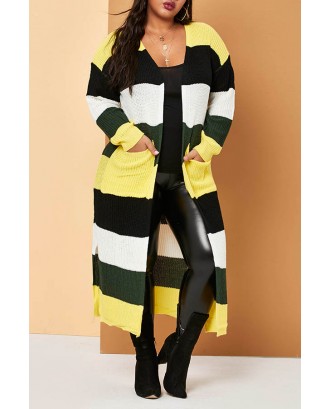 Lovely Casual Patchwork Black Plus Size Coat