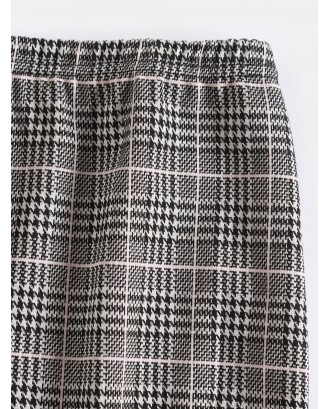  Houndstooth Mini Skirt - Multi-a M