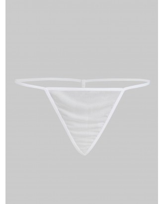 Plaid Suspender Schoolgirl Lingerie swimwear - White S