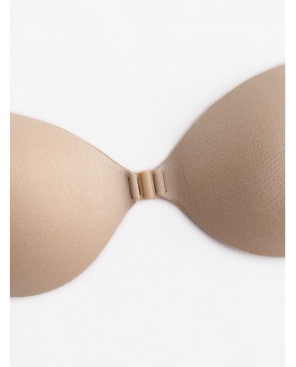 Detachable Strap Backless Adhesive Bra - Blanched Almond Cup B